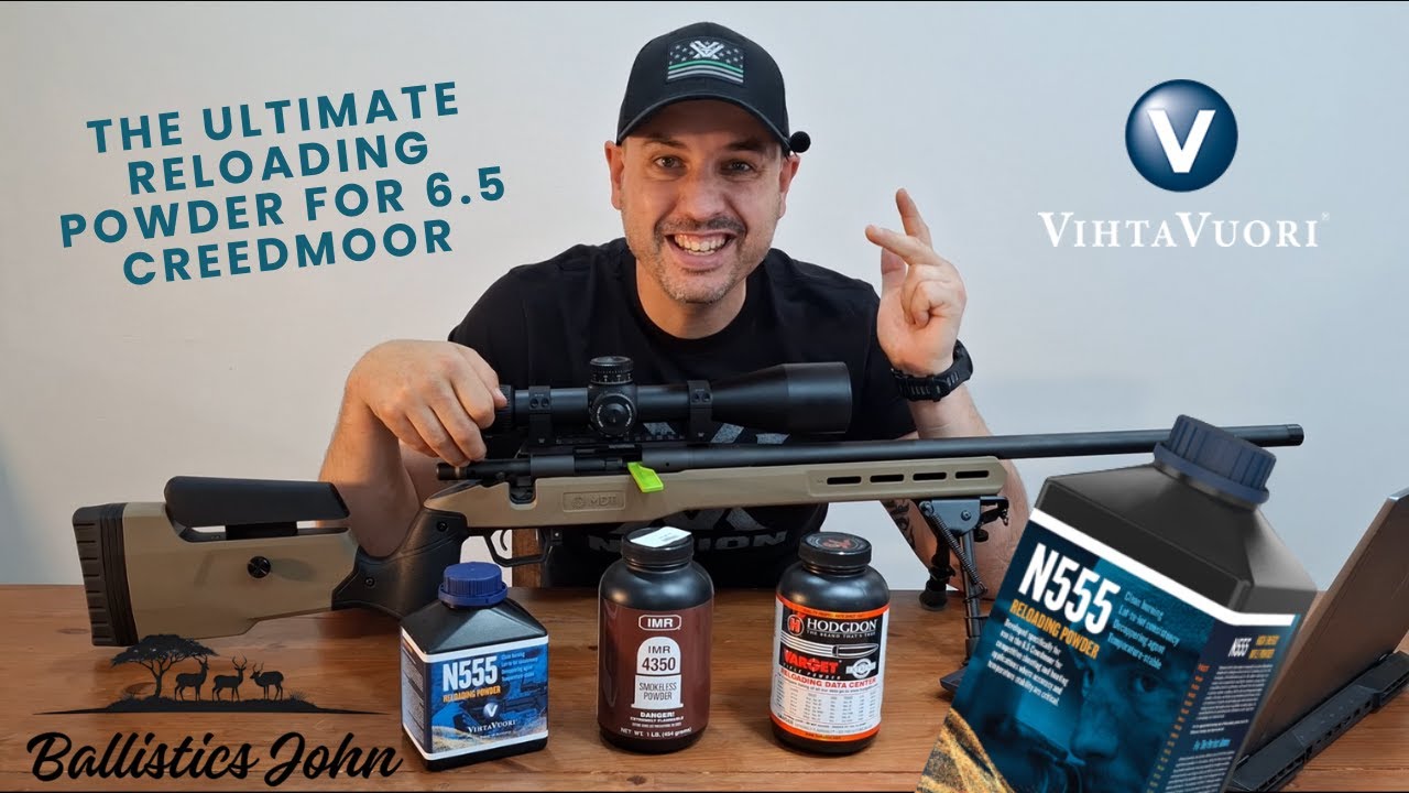 N555 против IMR4350 — лучший порох для снаряжения патронов 6.5 Creedmoor EP1