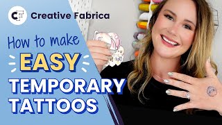 Famous How To Make EASY Temporary Tattoos ✨ | A Beginner's Cricut Guide Profile