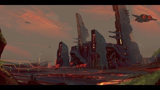 Concept Background Speed Painting Process On Procreate