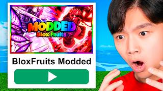 I Played a MODDED Blox Fruit's…