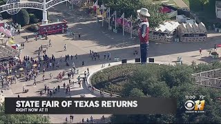 CBS 11's Brittany Rainey Officially Opens The Midway At The State Fair Of Texas