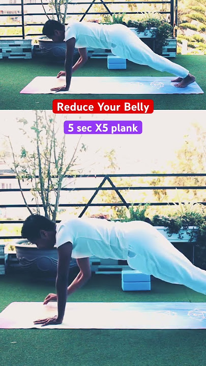 Only 5 min Daily🔥 #bellyfatloss #bellyflat #gainmuscle #yoga  #plank #chanllenge