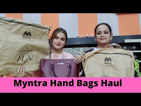 MYNTRA shopping | Addons Women Cream Coloured Quilted Satchel Bag | RARA |  Myntra - YouTube