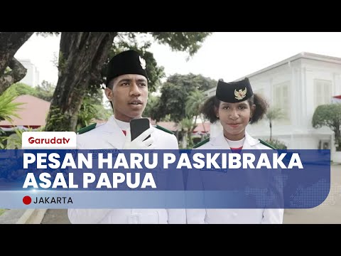 Dari Wamena dan Nabire, Franciscus & Stincek Bawa Semangat Papua ke Istana Merdeka