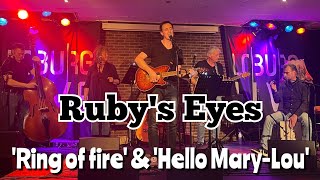 Rubys Eyes - Ring of fire + Hello Mary-Lou (LoburgLIVE Wageningen 03-03-22)
Here are our covers of Johnny Cash Ring of fire and Ricky Nelson Hello Mary-Lou.
Performed live at Loburg Wageningen in The Netherlands. Rubys Eyes - Ring of fire + Hello Mary-Lou (LoburgLIVE Wageningen 03-03-22)