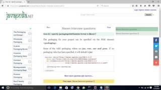 How do I specify packaging/distributable format in Maven | javapedia.net