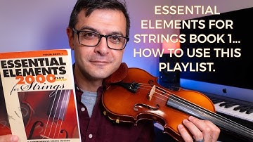 HOW TO Use This Free Violin Lesson Playlist! Essential Elements for Strings Book 1