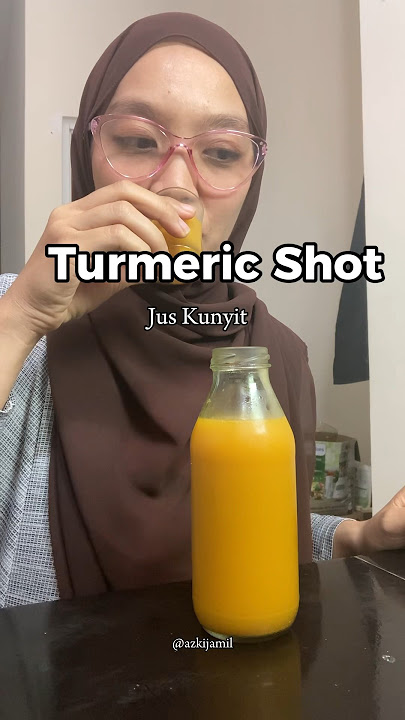 TURMERIC SHOT || Imunbooster jus kunyit #resepsimple #malangculinary