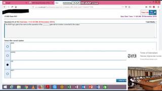 CS302 QUIZZ NO 1 Winter Fall 2018