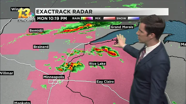 Another round of storms possible around sunrise