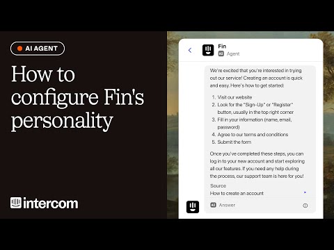How to configure Fin 2's personality