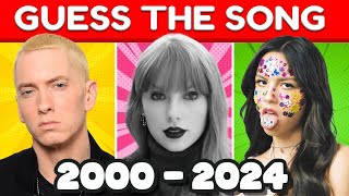 GUESS THE SONG  | Most Popular Songs 20002024 |  Music Quiz