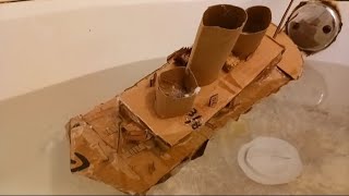 The Sinking Of The RMS Abigail (cardboard boat)