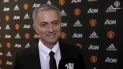 Jose Mourinho first Interview as Manchester United Manager.