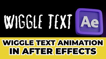 🎬 How to Make Wiggle Text Animation in After Effects | Easy Tutorial No Plugins