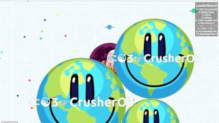 PRO SPLITRUNNING w/ CrusherO3// Agar.io//12K mass