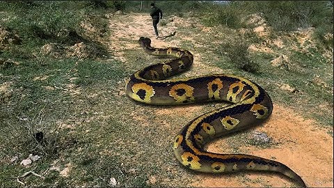 Big Python Snake In Real Life Attack | Anaconda Snake Attack | HD VIDEO