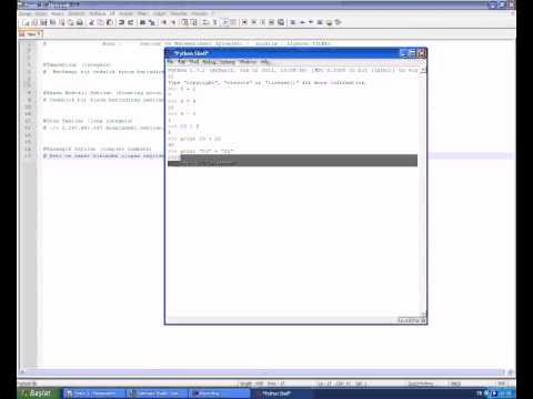 Python Dersleri   Sayılar ve Matematik İşlemleri