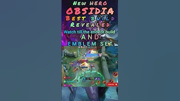 New hero Obsidia best build revealed, #maniac #mlbb #mlbbobsidia #mlbbindonesia #mlbbphilippines