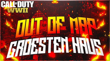 COD WW2 GLITCHES *NEW* GRÖESTEN HAUS OUT OF MAP (WW2 GLITCHES)