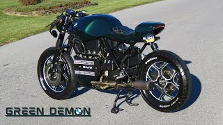 : "GREEN DEMON" - BMW Caf'e Racer Build Time Lapse