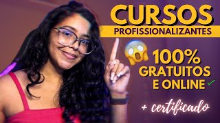 Cursos Profissionalizantes Online com Certificado Gratuito   | 100% GRATUITO E ONLINE ZANTES