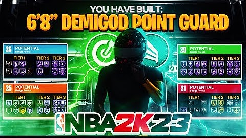 THIS 6’8 POINT GUARD BUILD WILL BREAK NBA 2K23 - BEST BUILD NBA 2K23 CURRENT GEN *UNSTOPPABLE*