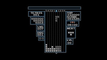 Nes Tetris rolling trainer hack #ctwc #gaming #nes #tetris #nintendo #neshack