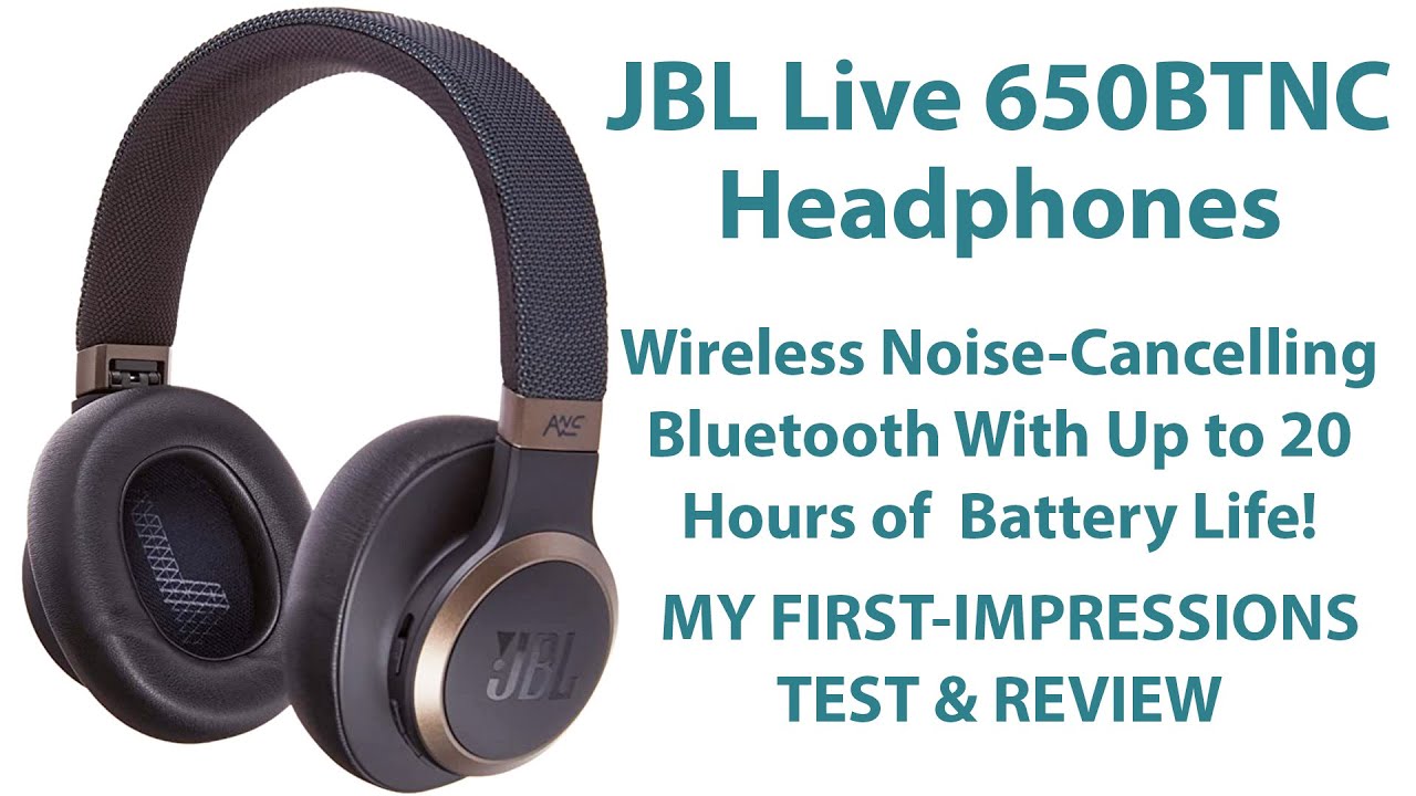 JBL Cancelling Bluetooth Headphones - JBL Live 650BTNC Model - YouTube