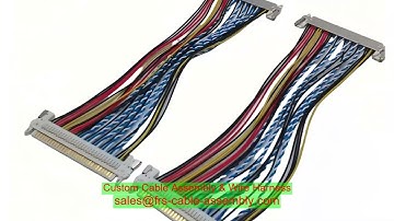 cable harness philippines Custom LVDS EDP Cable Assembly Custimization LVDS Cable Cable for Precisio