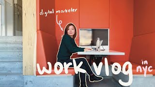 realistic office work day in nyc ✰ day in the life as a digital marketing manager