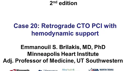 Case 20: Manual of CTO Interventions - Retrograde with hemodynamic support