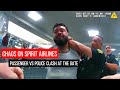 Chaos on Spirit Airlines: Passenger vs Police Clash at the Gate
