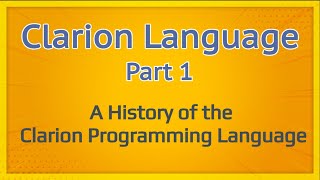 Clarion Language Part 1 - A history of the Clarion Programming Language screenshot 2