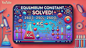 One mole of SO3 was placed in a two litre vessel at a certain temperature. The following equilibrium