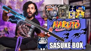 I SPENT $1000 ON ONLY SASUKE UCHIHA PRODUCTS!!  *SASUKE ONLY NARUTO MERCH CHALLENGE* (MYSTERY BOX!!)