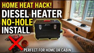 Renting or Off-Grid Install a Diesel Heater Without Wall Holes