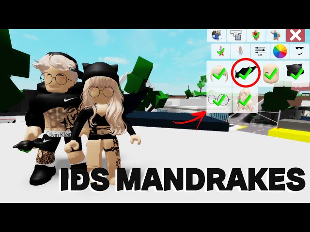 COMO ADICIONAR CÓDIGOS ID DE ROUPAS MANDRAKE +10 CÓDIGOS DE ID DE ROUPA  PARA BROOKHAVEN 🏡 RP ROBLOX🤩 