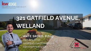 321 Gatfield Ave, Welland | 4K Walkthrough | St. Joseph Realty