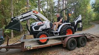 Bobcat CT2025 Tractor + Backhoe & Front Loader — Fits in a 16 ft Trailer!