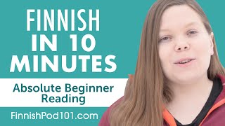 10 Minutes of Finnish Reading Comprehension for Absolute Beginners
