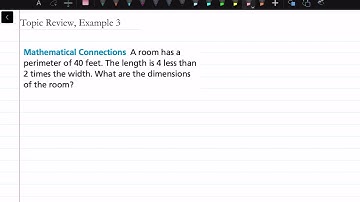 How to Solve Problems Using Systems of Linear Equations: Mixed Review, Example 3 | Math Energy TV