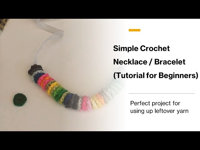 Left Over Yarn Bracelets. Crochet Tutorial 