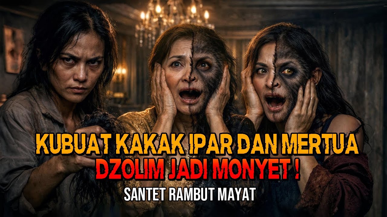 Kisah ngeri - KUBUAT KAKAK IPAR DAN MERTUA DZOLIM JJADI MONYET