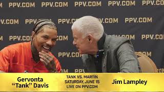 Gervonta 'Tank' Davis sits down with PPV.COM's Jim Lampley ahead of Tank vs. Martin.