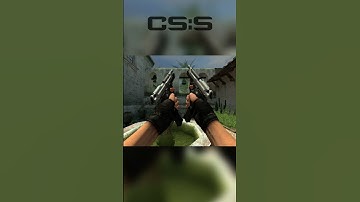 Dual Berettas Reload | Counter Strike Comparison 1.6 to CS 2 | Part 35 #counterstrike #csgo #cs2