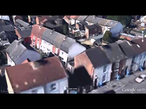 Aerial tour of Hull and Beverley using Google Earth 3D buildings