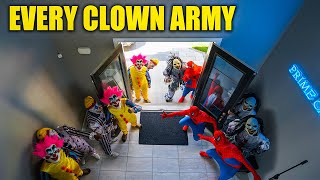 FIGHTING OFF EVERY CLOWN ARMY THAT ATTACKED STROMEDY'S HOUSE!! (SCARIEST MOMENTS 2022!)