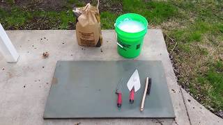 Making Lime putty into Mortar