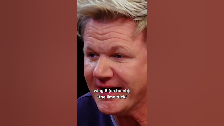 Gordon Ramsay's reaction to every wing on Hot Ones 💀